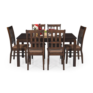 CONJUNTO COMEDOR MADERA MUAR MALASIA 6 PLAZAS - Product Image 4