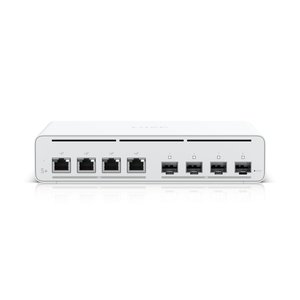 Ubiquiti UISP-S-Plus EU <b>Switch</b>, 4x 2.5 GbE RJ45 Passive <b>PoE</b>, 4x SFP+, 160W, Power TransPort - Product Image 3