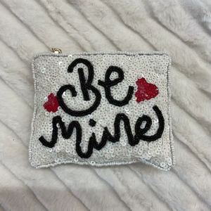 Classic Beaded Coin Purse Pearl and Diamond Beaded <b>Make</b> <b>up</b> <b>Bag</b> Wedding or Party Gift for Her - Product Image 1