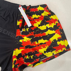 Pantalones cortos informales de rugby para mujer con diseño de impresión personalizada de fabricante con bolsillos y cremalleras de tela sublimada para mujer - Product Image 3