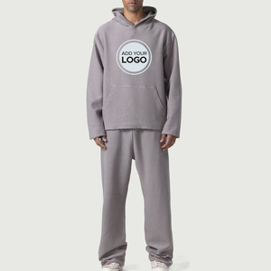 Tracksuit Street Style Hoodies Trouser 2025 Best Wholesale Hot Selling Custom Logo Men Flared <b>Track</b> suit - Product Image 4