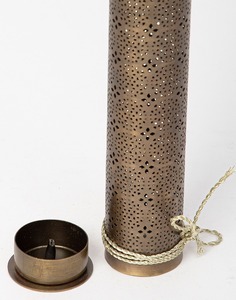Available High Quality Round <b>Candle</b> Jar for Home & Hotel Decoration New Design Best Price Metal <b>Candle</b> Lantern - Product Image 3