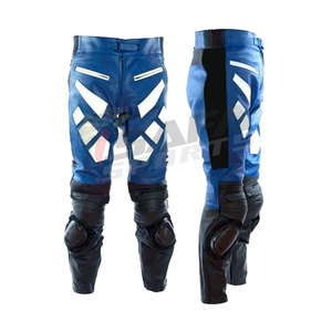 Moto de course coupe-vent protection Original cuir moto pantalon hommes meilleur moto pantalon - Product Image 3