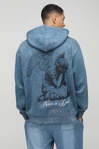 เสื้อฮู้ดผ้าซักแบบมีซิปรูดผ้าฝ้าย80% 20% โพลีเอสเตอร์2025 - Product Image 3