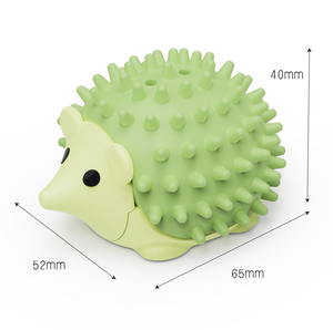 Juguete para Gatos con Bola de Catnip en Forma de Erizo - Juguete Interactivo para Masticar, Limpieza Dental, Ligero, Ecológico, Reutilizable, de Plástico para Gatos y Pájaros - Product Image 1