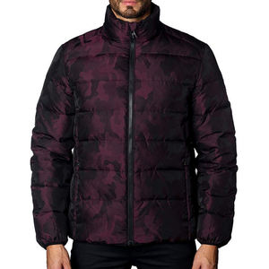 Burbuja personalizada desmontable con capucha a prueba de viento de alta calidad de los hombres abrigos de invierno acolchado de algodón - Product Image 5