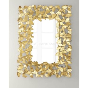 Gingko Leaves Designer Aluminum Casted High Grade <b>Gold</b> Plated Wholesale Bulk Selling Most Fancy Photo <b>Frame</b> Supplies From India - Product Image 6