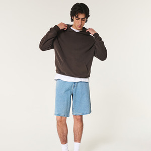 Alta calidad 500 GSM algodón grueso en blanco liso de peso pesado sudaderas con capucha de gran tamaño sin cuerda Unisex logotipo personalizado de talla grande sudaderas con capucha para hombres - Product Image 4