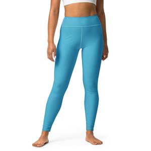 Pantalons de yoga pour femmes taille haute slim fit, sans couture, taille élastique, couleurs unies avec logo, legging de yoga personnalisé, vêtements de sport - Product Image 6