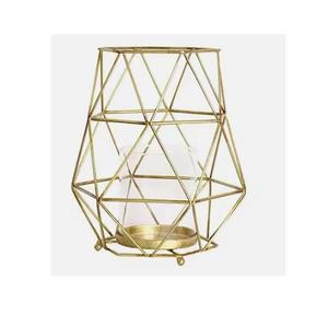 Modern Design Iron Etching <b>Lantern</b> with Black Black Powder Coated and Gold Mirgan Inside the <b>Lantern</b> <b>Camping</b> <b>Lanterns</b> - Product Image 5