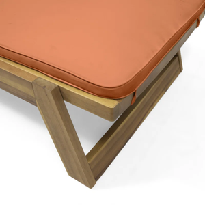 Furniture Garden <b>Chairs</b> Made Of Solid <b>Teak</b> Wood And Soft Foam With Smooth Fabric Finished Smoothly And Neatly - Product Image 2