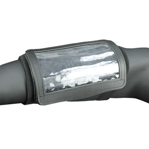 TSPORT Wrist Playbook con cinco ventanas para fútbol y béisbol, tallas negras JR/SR - Product Image 1