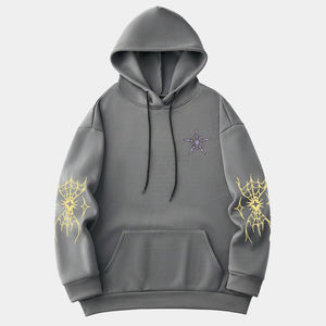 เสื้อฮู้ดสั่งตัดสำหรับผู้ชายเสื้อฮู้ดพิมพ์ลายตามสั่งสำหรับทีมวิทยาลัย DTG DTF การระเหิดการปักพลอยเทียมเน้นการส่งทั่วโลกปลอดภัย - Product Image 1