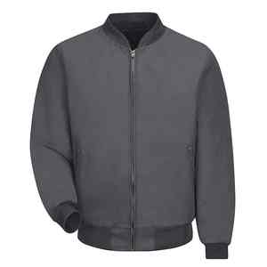 2025 Latest Design Slim Fit <b>Men's</b> Trendy High Street Style Bomber Jacket Canvas Stand Collar Front Thin <b>Summer</b> <b>Coat</b> Reversible - Product Image 3