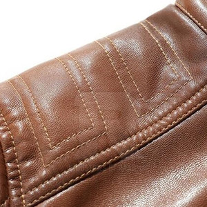 Chaqueta de Cuero Genuino para Hombre, Calidad Premium, Prenda Exterior Duradera, Corte Ajustado, Chaqueta de Cuero Elegante para Uso Diario - Product Image 5