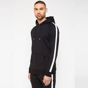 Respirant 100% coton hommes survêtement survêtement personnalisé survêtement ensemble marque privée vierge survêtement pour hommes avec impression bouffante - Product Image 4