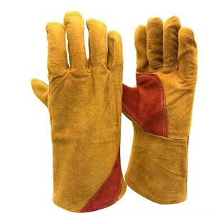 Gants de soudage TIG en cuir de vachette de qualité supérieure, résistants à la chaleur et au feu, choix du soudeur, meilleur prix, gants de sécurité - Product Image 1