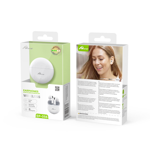 AURICULAR-Auriculares inalámbricos BT tipo C, audífonos blancos, color blanco, BT - Product Image 3