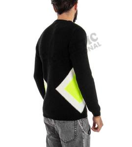 OEM/ODM Cotton Wool Blank Crewneck Plain Original Material Sweater Men's Clothing Printed Embroidery Breathable Winter Wear 2023 - Product Image 6