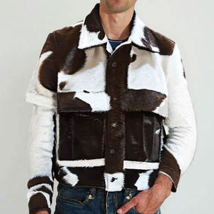 Nouvelle Collection 2026 – Blouson en Cuir OEM pour Homme, Col Montant, Logo Personnalisé, Poches Zippées, Imperméable et Respirant, Idéal Hiver - Product Image 3