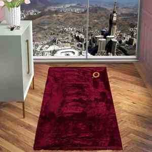 Alfombrilla de oración portátil en relieve negra de alta calidad plegable Thobe/Thawb para viajes Oriente Medio musulmán Qibla ropa tradicional - Product Image 5