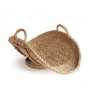 Panier de rassemblement en gros de jonc de mer de TienPhong | Panier naturel tissé à la main pour le stockage, la récolte et la décoration intérieure - Product Image 6