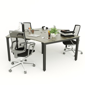 Mesa Contemporánea para 3 Personas con Patas de Acero UConcept HBUC024 240x208 Requiere Ensamblaje - Product Image 3