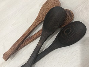 Set Cuchara de madera Utensilios de cocina naturales Utensilios de madera personalizados cocina y mesa - Product Image 5