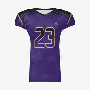 Camiseta de fútbol americano de moda para hombre, técnica de sublimación transpirable ajustada de alta calidad, talla XL, último diseño liso - Product Image 1