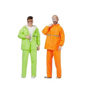 Traje Impermeable de Poliéster Oxford con Cremallera ANSI Clase 1 para Hombre y Mujer, con Capucha, Reflectante, para Ciclismo, Motociclismo y Actividades al Aire Libre - Product Image 2