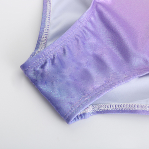 Leotardos de gimnasia sin mangas calientes al por mayor con diseño de llama de alta calidad para niñas con logotipo personalizado HECHO DE LICRA suave - Product Image 5