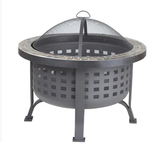 Brasero Moderno de Hierro Forjado con Tapa Decorativa de Cúpula Floral y Patas Curvas, Independiente, Portátil, Tamaño y Colores Personalizables - Product Image 6