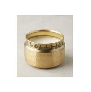 Elegante tarro de vela de cera de metal perfecto para la meditación de aromaterapia y el alivio del estrés en el hogar - Product Image 3