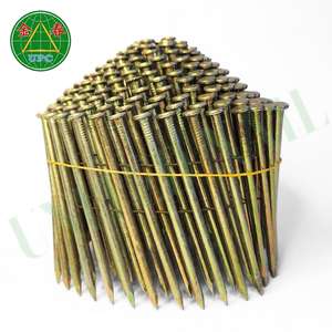 Clavos de bobina de 3 pulgadas con vástago liso, cabeza a cuadros/plana 4500 piezas para pistola de clavos neumática para palés de madera Direct Vietnam Factory - Product Image 1