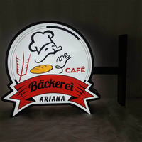 Panneaux électroniques pour boîtes à lumière LED publicitaires intérieures en acier inoxydable Erybaysign Customize
