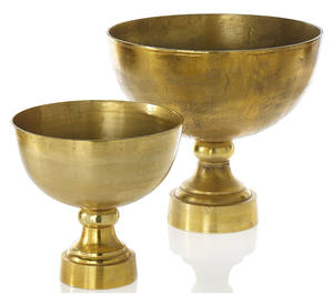 Bol à fruits/urne à fleurs en aluminium à vendre, nouveau design, plat en métal, prix de gros pour la maison, centre de table d'hôtel - Product Image 6