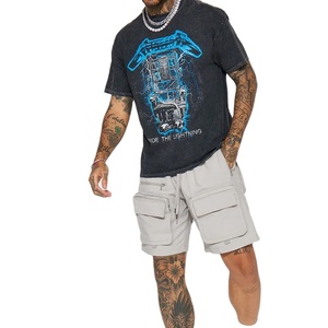 Shorts New Custom Used 6 Pocket Cargo Shorts Men Loose <b>Work</b> Casual Short Pants Plus Size - Product Image 2