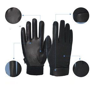 Gants d'équitation de haute qualité, personnalisés, couleurs et tailles internationales, pour hommes, en cuir, service OEM, antidérapants - Product Image 2