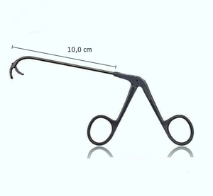Antrum Polyp Saisissant Ouverture Rétrograde avec Arbre Courbé de 10cm Instrument ENT Fess Surgical Lab Instrumensts - Product Image 2