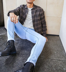 Pantalones vaqueros de alta calidad para hombre, Jeans informales personalizados, cómodos, originales, de todos los colores y tamaños - Product Image 4