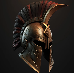 Casco Espartano de Gladiador de Moda, Disfraz Medieval de Soldado, Cosplay Griego, Esparta, Antiguo Romano, Acero Corintio - Product Image 1