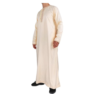 Nouvelle robe thobe classique traditionnelle décontractée en coton, légère, respirante, longueur au sol, dernier design, prix de gros - Product Image 6