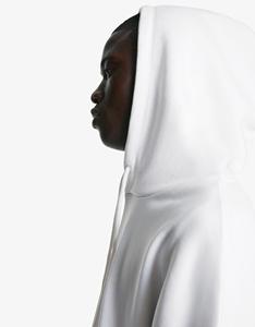 Sweat à capuche écologique d'hiver de haute qualité pour hommes sur mesure pour pull de couleur blanche avec poche 100% sweat à capuche en molleton de coton - Product Image 3
