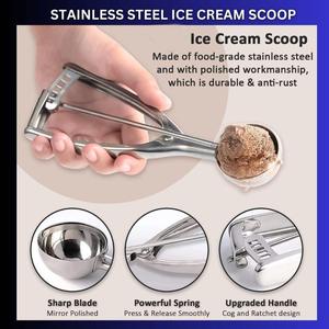 ช้อนตักไอศกรีมทำจากสแตนเลสคุณภาพดีมีโลโก้ออกแบบได้ตามต้องการ - Product Image 3