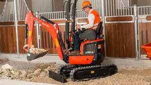 Miniexcavadora U10-5 Ultracompacta de 1005 kg con Motor EPA, Capacidad de Cucharón de 0.017 m, Orugas Retráctiles y Giro de Cola Cero - Product Image 3