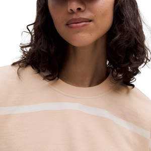 Sudaderas y Hoodies de Algodón y Spandex de Manga Larga con Cuello Redondo para Mujer, Estilo Formal e Informal, Venta al Por Mayor, Sudaderas Clásicas a Rayas para Mujer - Product Image 3