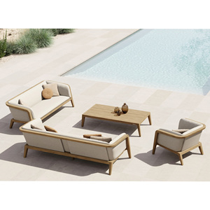 ชุดสวนกลางแจ้งแบบมินิมอลเฟอร์นิเจอร์ลานไม้สักโซฟา-ferza - Product Image 6