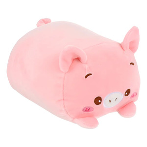 Plush Pig <b>Pillow</b>, Soft Kawaii Baby Plush Toy - Assorted Colors - Product Image 1