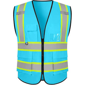Prix de gros Gilet haute visibilité pour hommes Dernier style Respirant Anti-rides Matériel durable Gilet haute visibilité pour hommes avec personnalisation complète - Product Image 1
