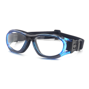 Gafas <span class=keywords><strong>de</strong></span> Baloncesto <span class=keywords><strong>de</strong></span> Alto Impacto con Receta Médica, Montura Flexible <span class=keywords><strong>de</strong></span> PC, Gafas Deportivas Resistentes a Impactos - Product Image 1